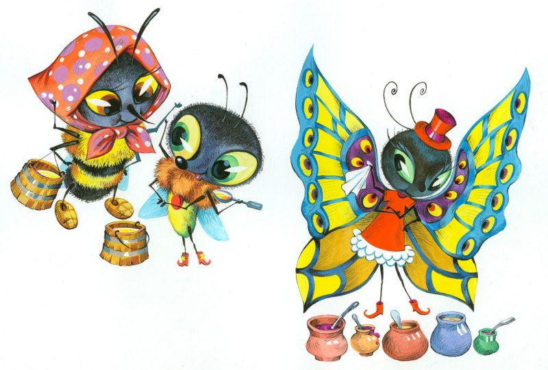 Басня Крылова Муха Цокотуха