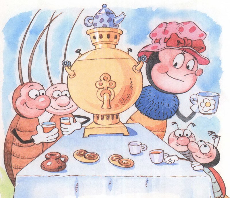 Стихотворение Корнея Чуковского Муха Цокотуха