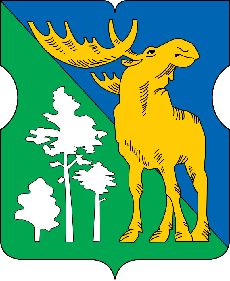 Лось в лесу