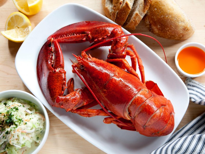 Морепродукты Омар лангуст