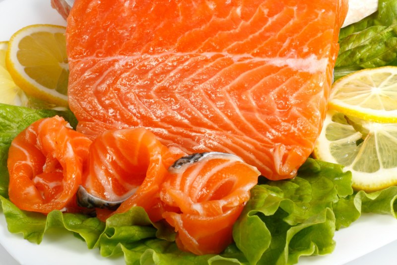 Горбуша форель лосось семга