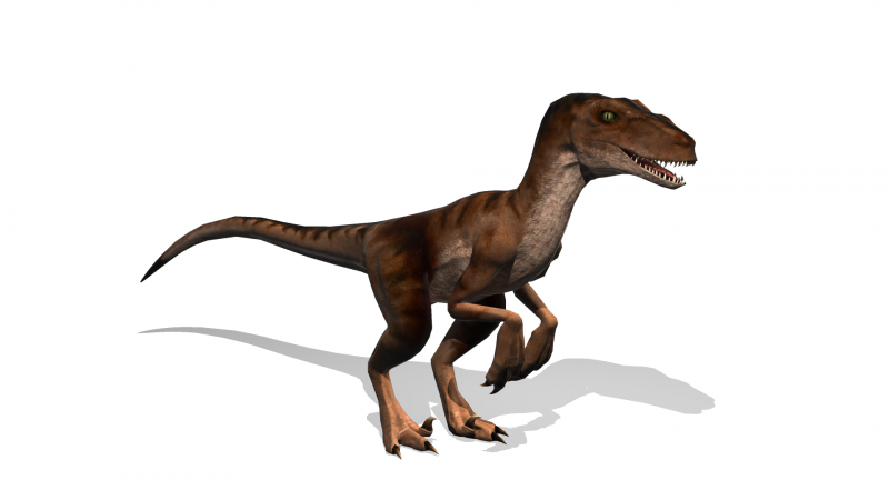 Велоцераптор и Тиранозавр