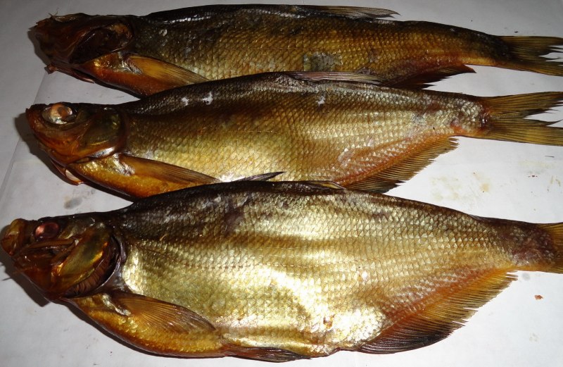 Язь холодного копчения