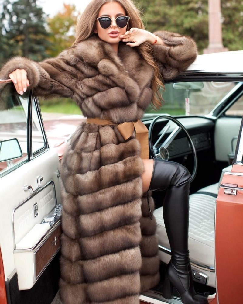 Шуба из соболя модель 7997 Ренессанс