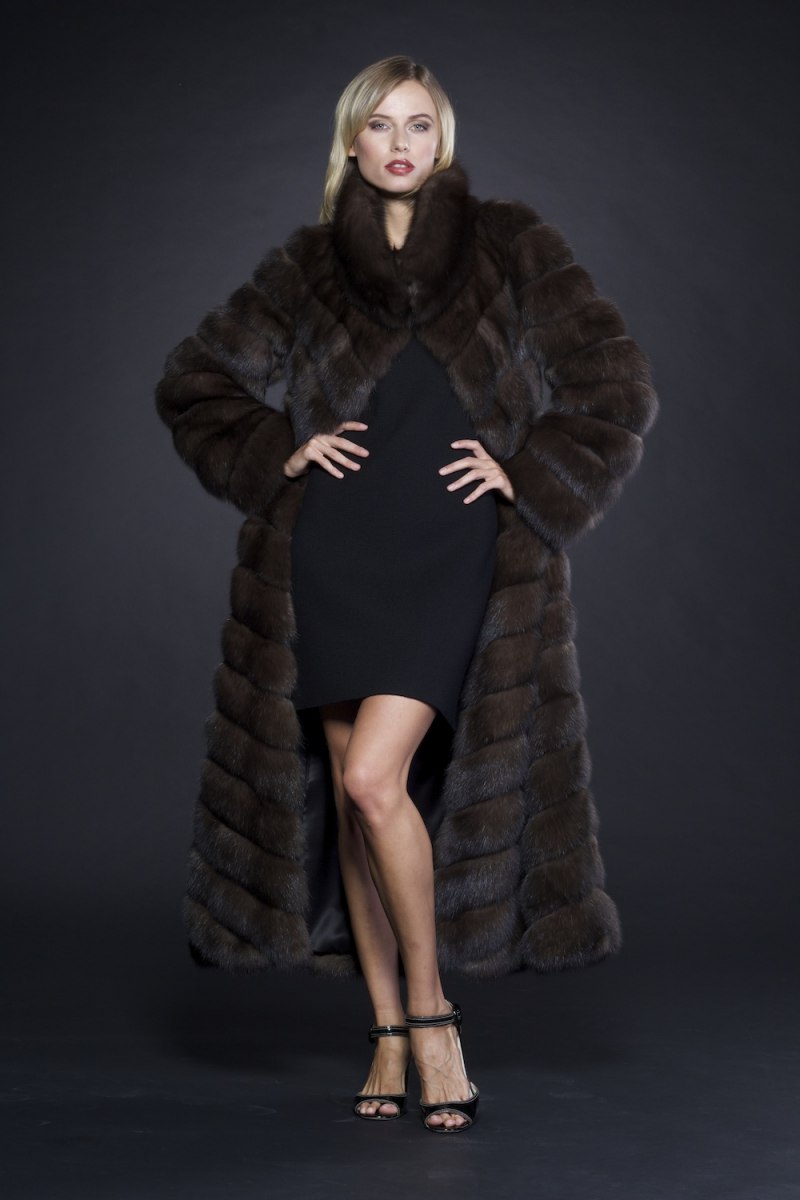 Бургундский Соболь шуба