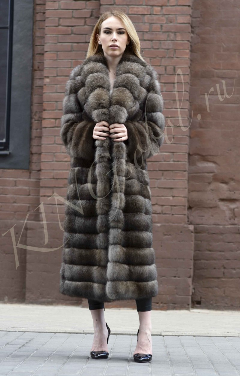Шуба из соболя финского