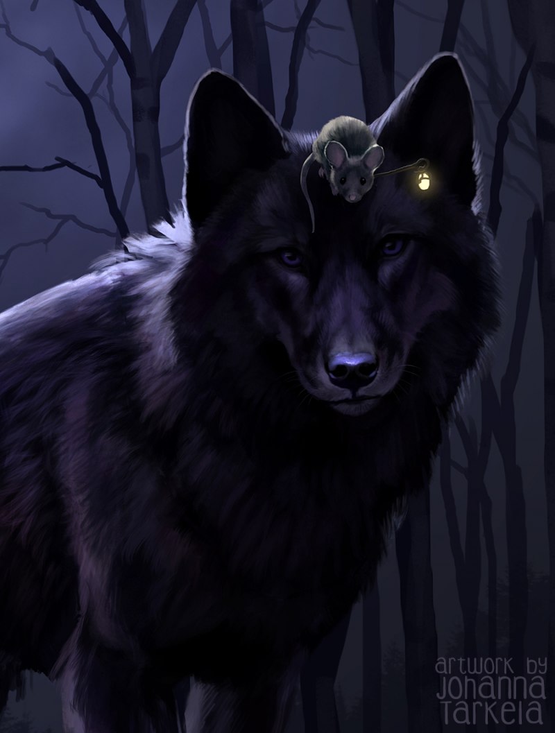 Мышка и волк