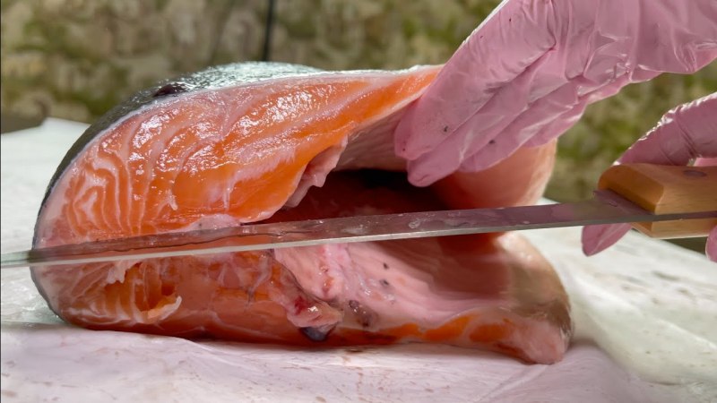 Разделка лосося
