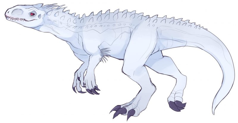 Индоминус рекс белый