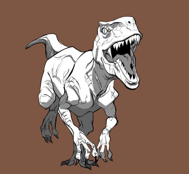 Велоцераптор референс