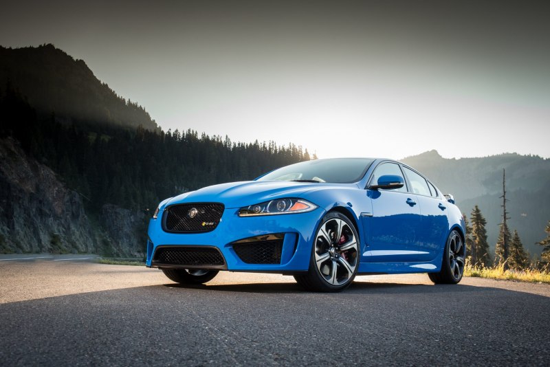 Jaguar XFR-S Blue