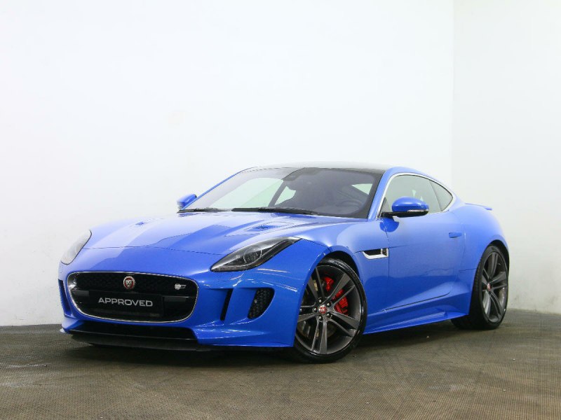 Голубой Ягуар машина