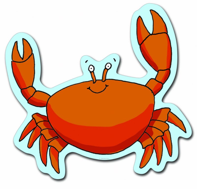 Крабик мультяшный