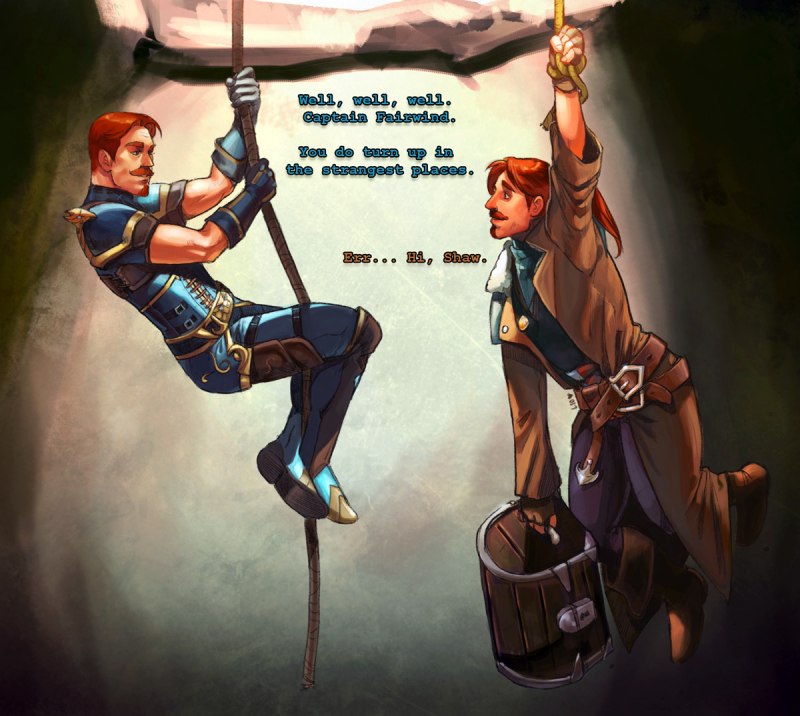 Рапунцель Флин Райдер с бородой