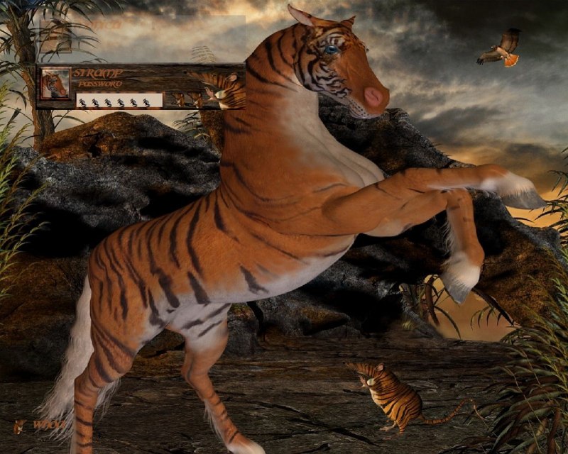 Лошадь породы саррайа