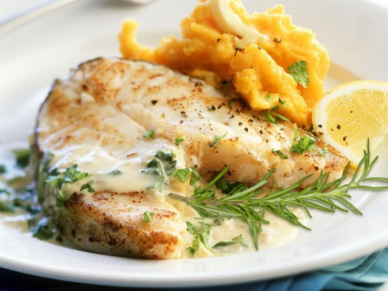 Стейк из трески