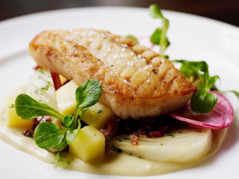 Лойн трески на гриле