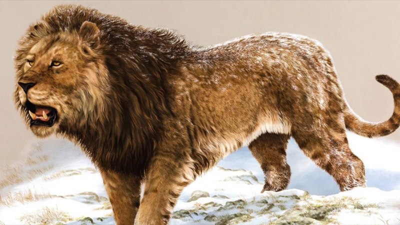 Саблезубые тигры охота на Мамонтов