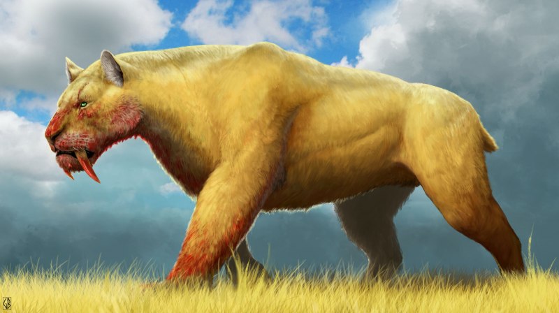 Саблезубый Ягуар Смилодон