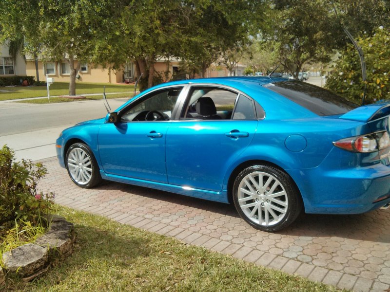 Мазда 6 gg бирюзовая