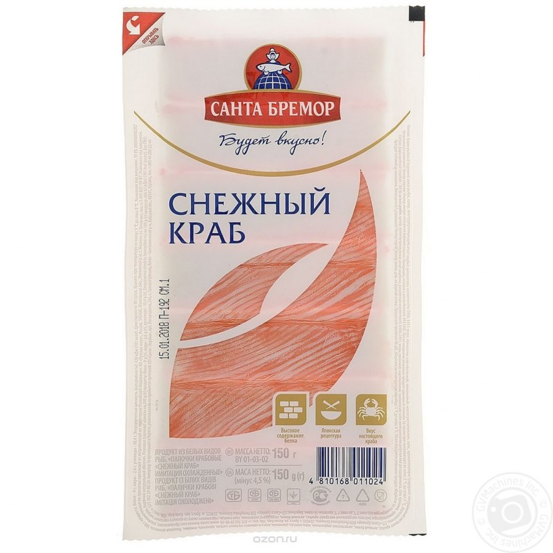 Снежный краб Санта Бремор 150 гр