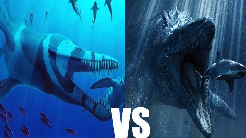 МЕГАЛОДОН vs Мозазавр