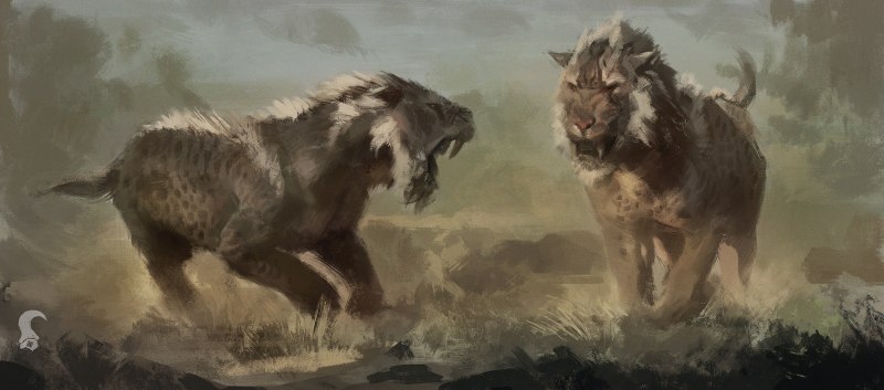 Гигантский Короткомордый медведь