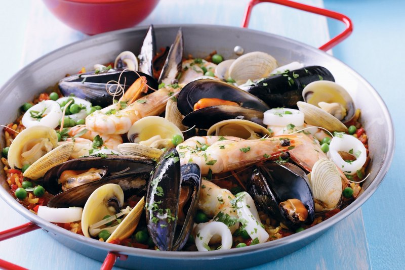 Морепродукты приготовленные