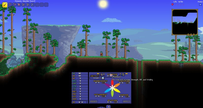Terraria Leveled Mod
