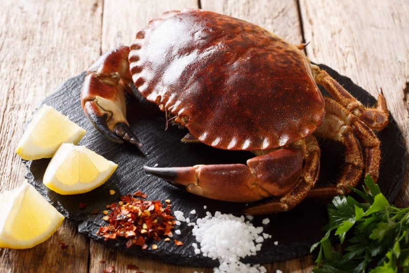 Cooked Brown Crab
