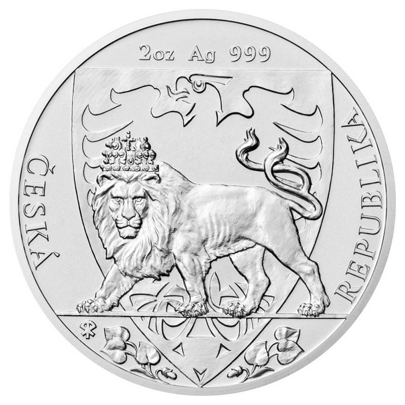 2020 Niue 1 oz Silver Czech Lion bu