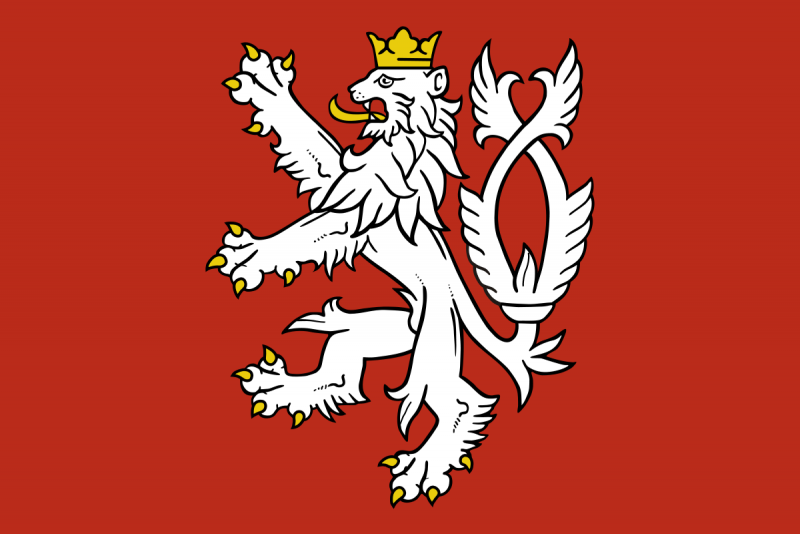 Флаг королевства Чехия