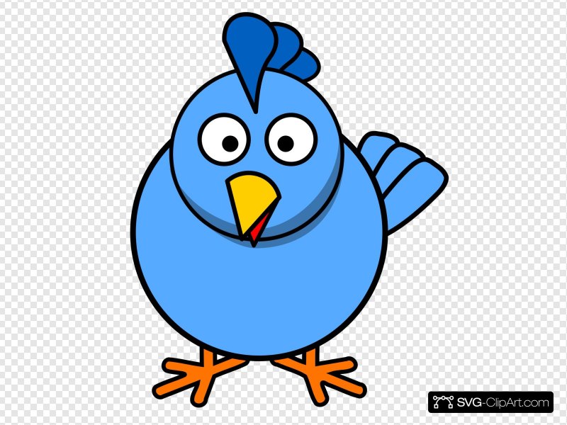 Blue Chicken cartoon