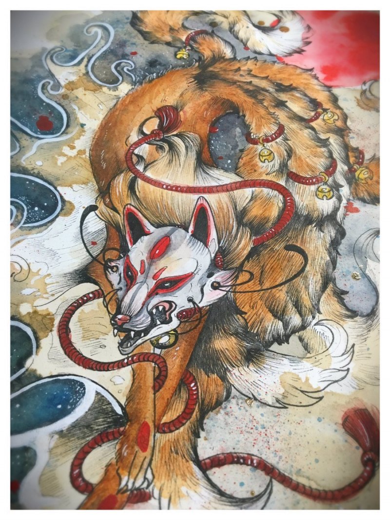 Храм Богини Инари арт