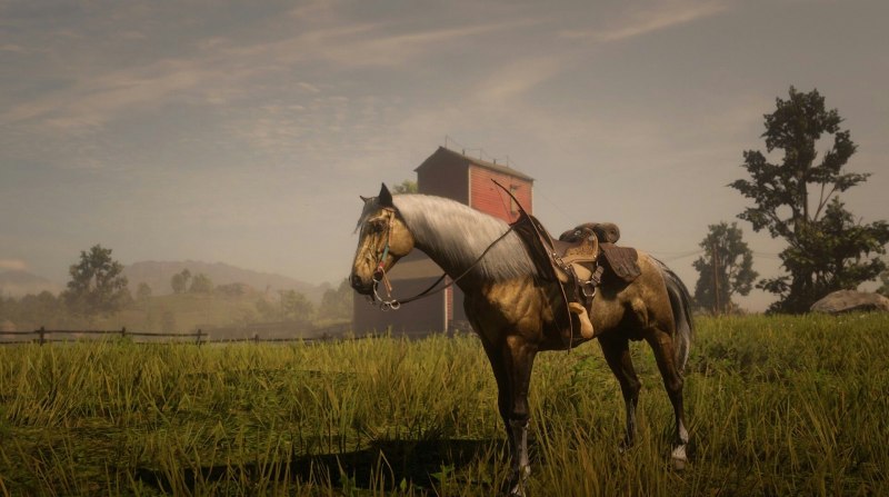 Red Dead Redemption 2 Ахалтекинская золотистая