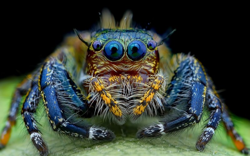 Металлический древесный птицеед Poecilotheria Metallica
