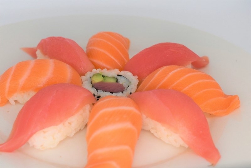 Дорогая рыба с красным мясом