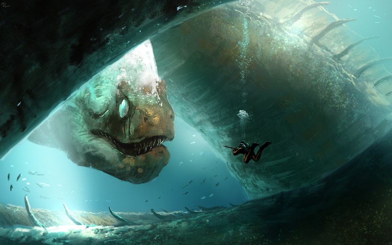 The Bloop морской монстр