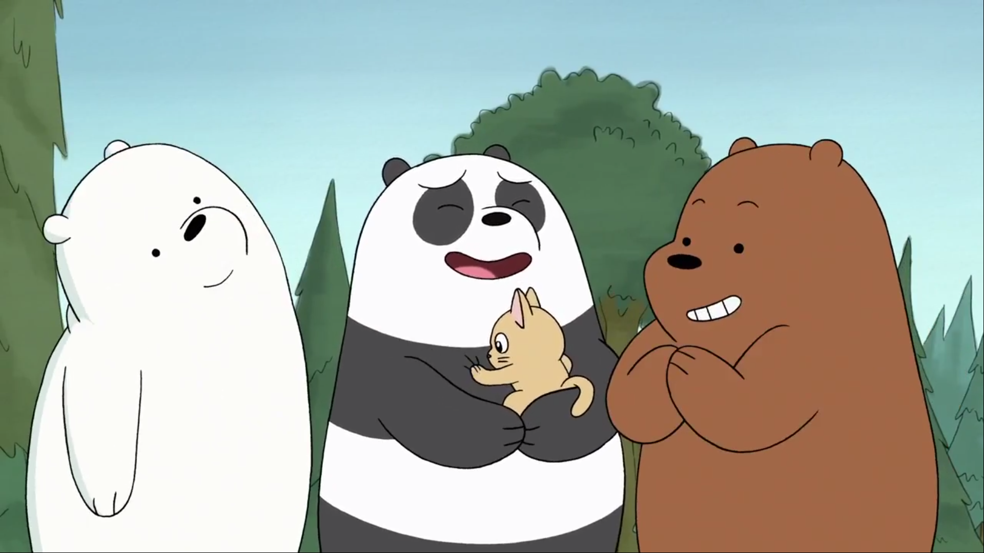 Белый бурый и панда. Картун нетворк вся правда о медведях. Вся правда о медведях. Вся правда о медведях Панда.