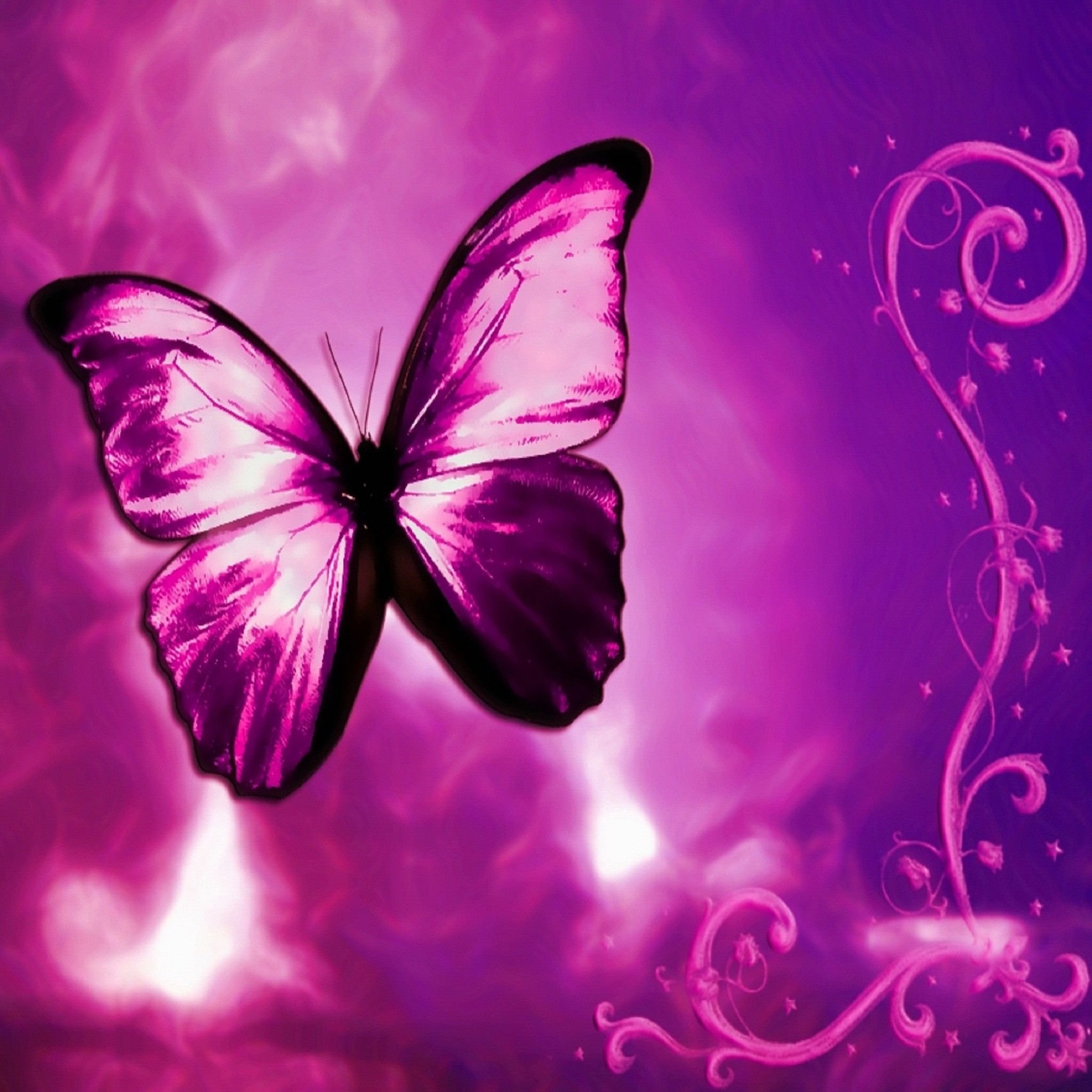 Фиолетовый мотылек