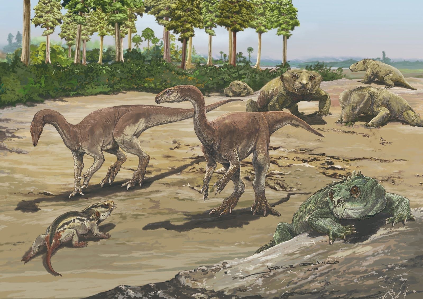 Динозавры жили миллионов лет назад. Триасовый период мезозойской эры. Динозавры Триасового периода. Эры мезозоя Триасовый период. Мезозойская Эра Триасовый Юрский.