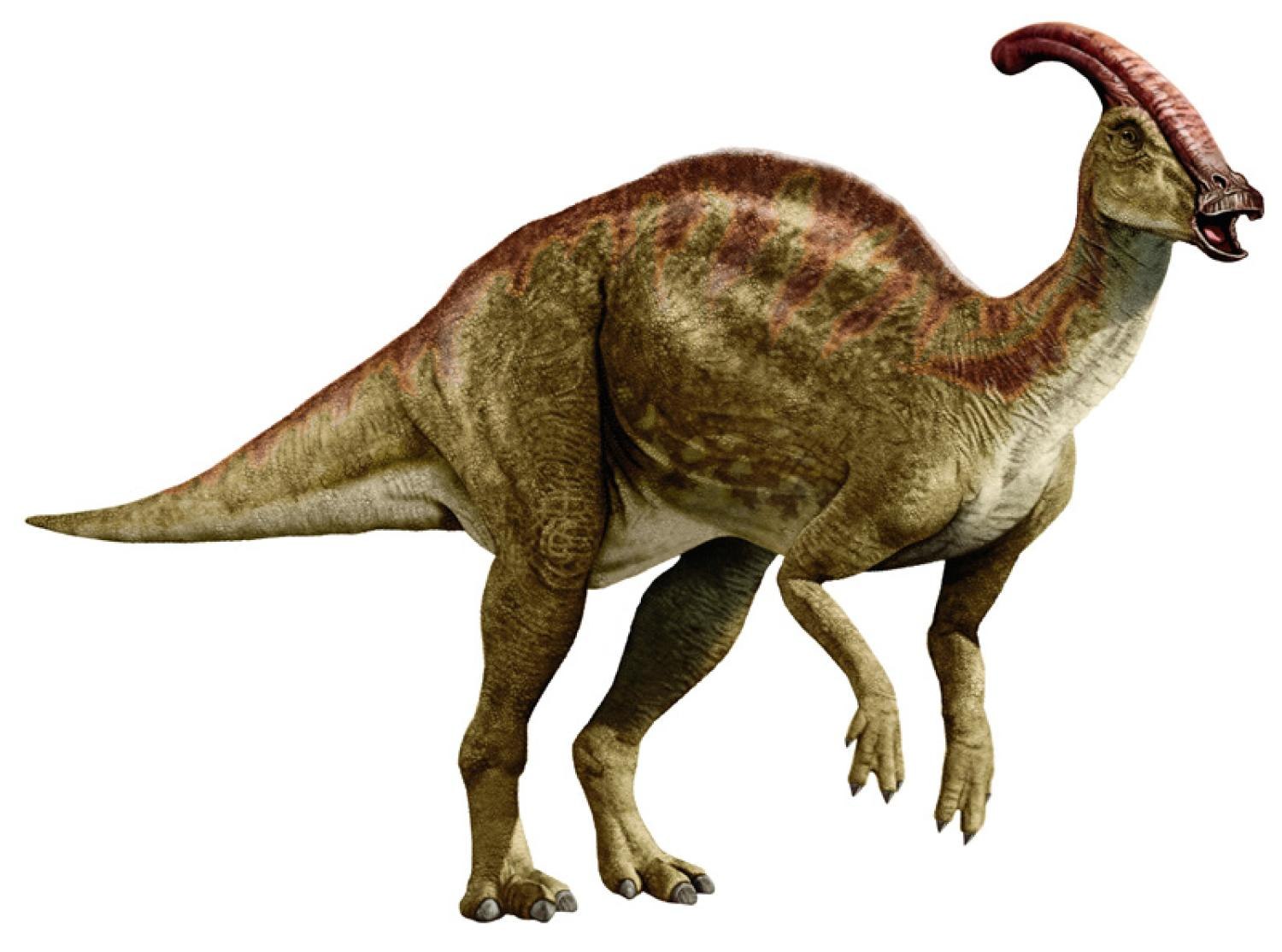 Динозавр с рогом на голове