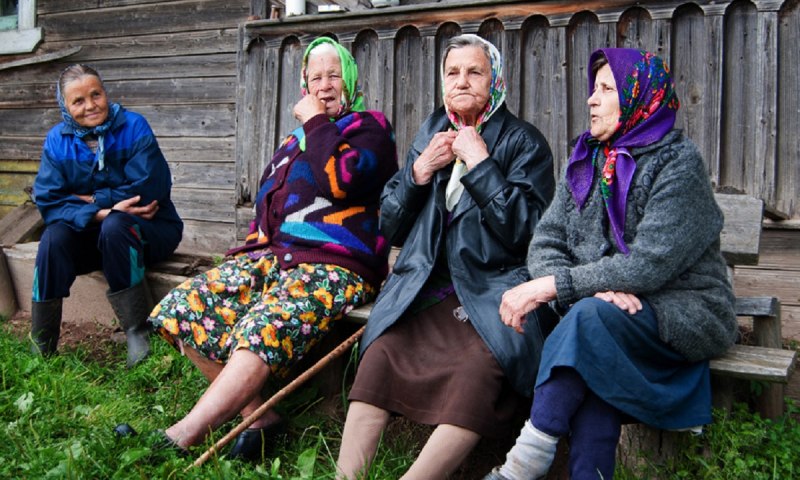 Наглая бабка