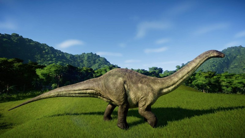 Jurassic World Evolution Брахиозавр