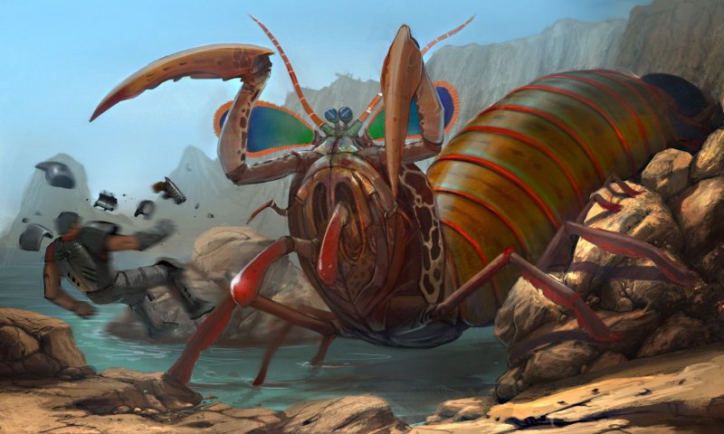 Mantis Shrimp монстр арт