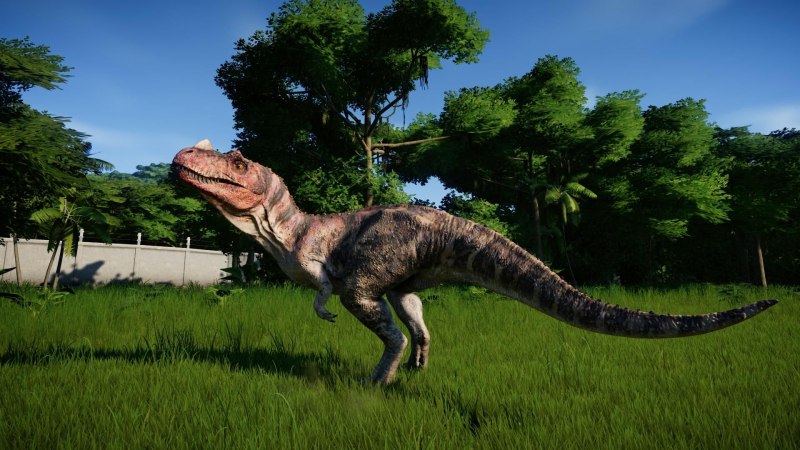 Jurassic World Evolution Цератозавр