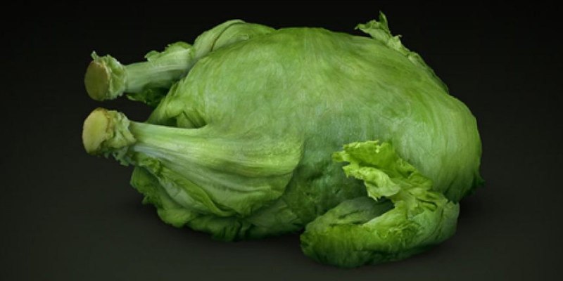 Зеленая курица