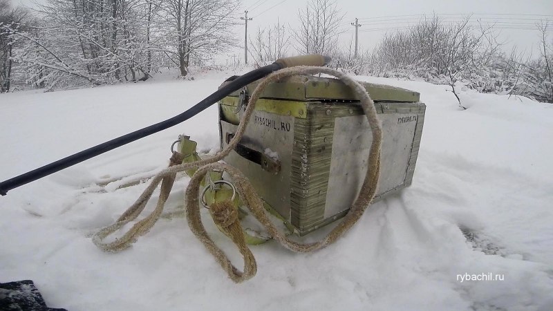 Санки зимой