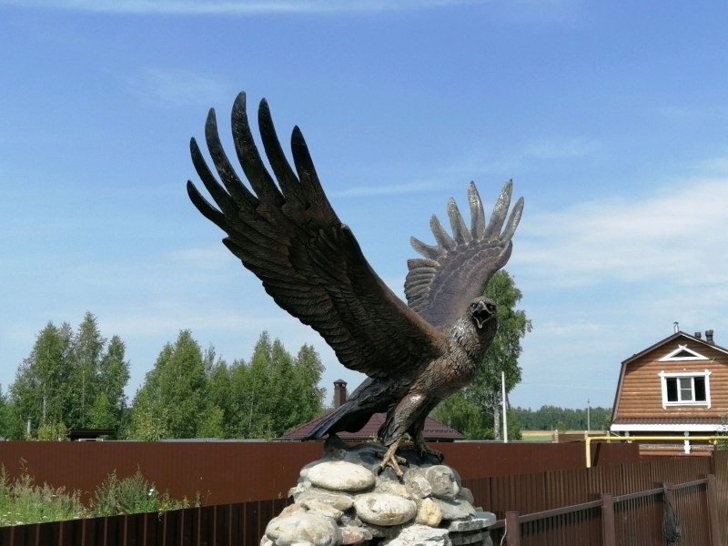 Скульптура орла (55 фото)