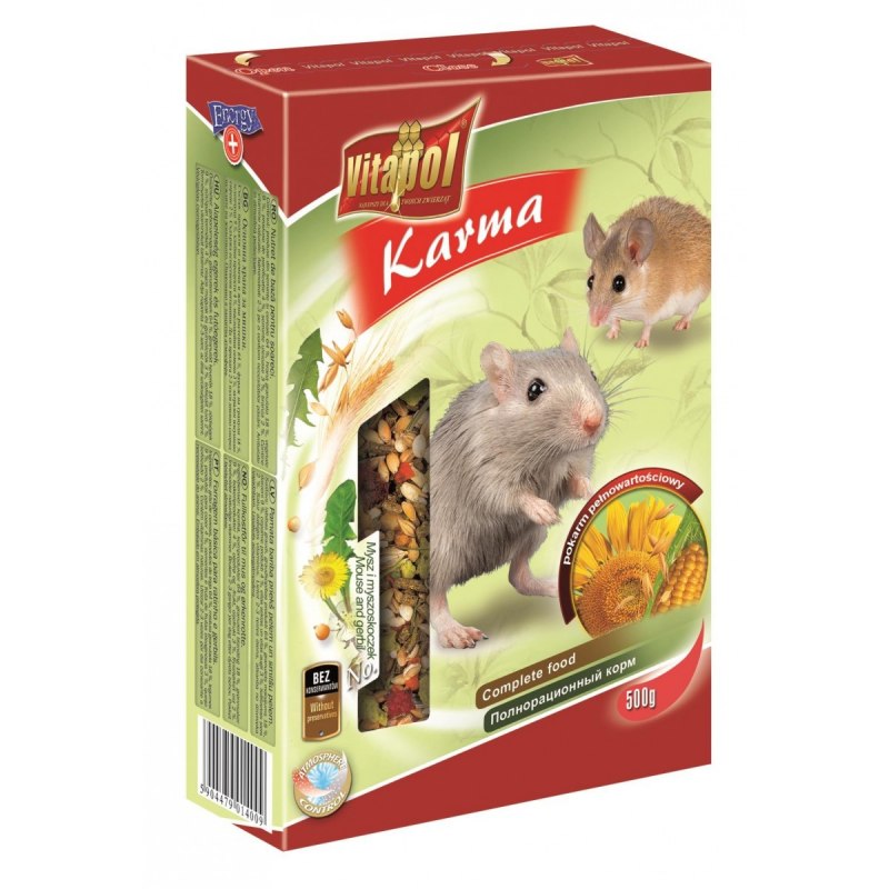Vitapol 340гр корм для хомяка и кролика Karma 2w1